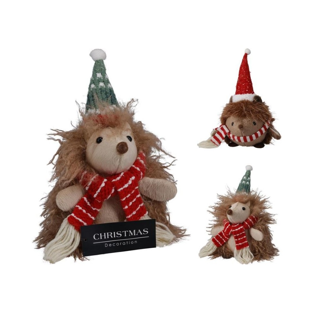 PELUCHE RICCIO NATALE H.23 2 FANTASIE